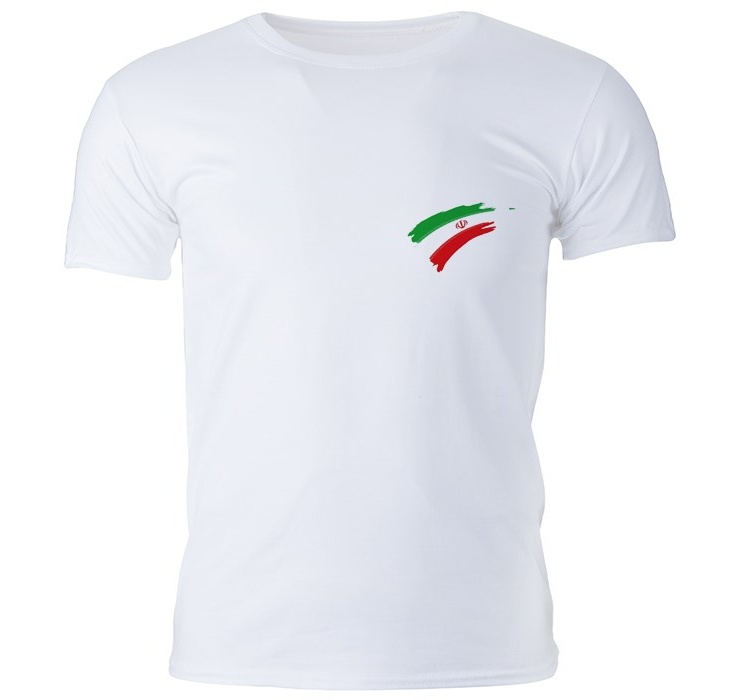 تی شرت مردانه گالری واو طرح ایران کد CT10114z