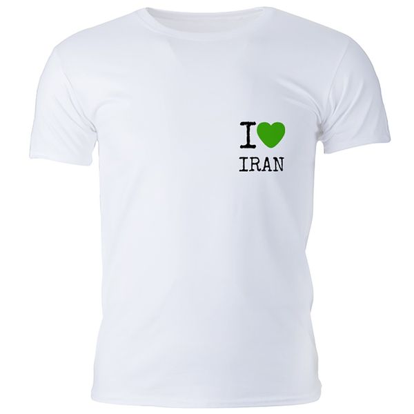 تی شرت مردانه گالری واو طرح ایران کد CT10117z