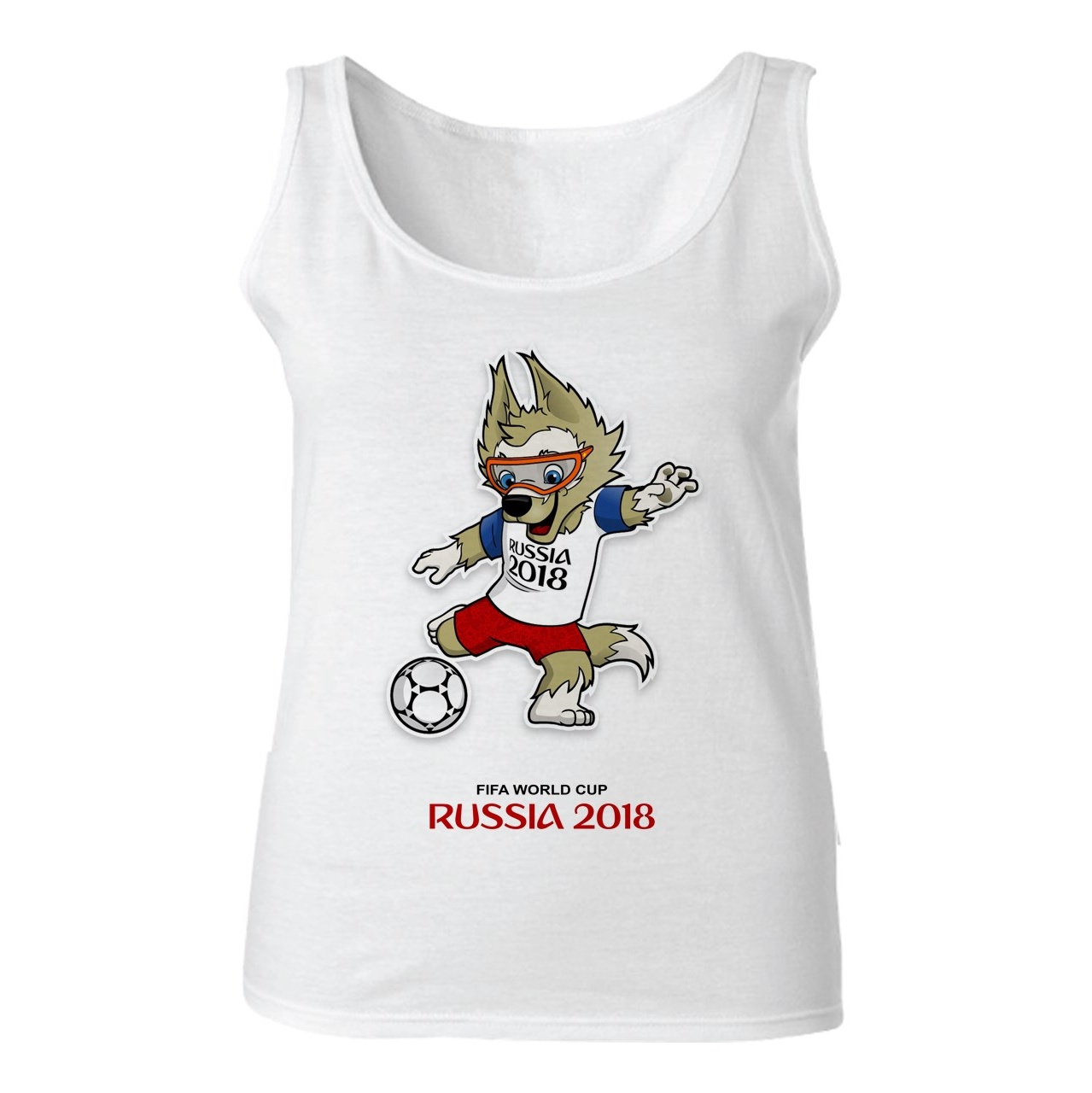 تاپ زنانه متین اسپرت طرح نماد جام جهانی روسیه