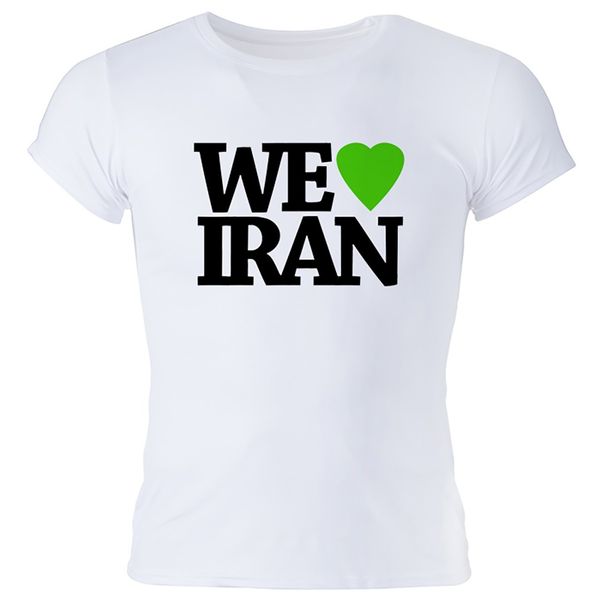 تی شرت زنانه گالری واو طرح ایران کد CT20116