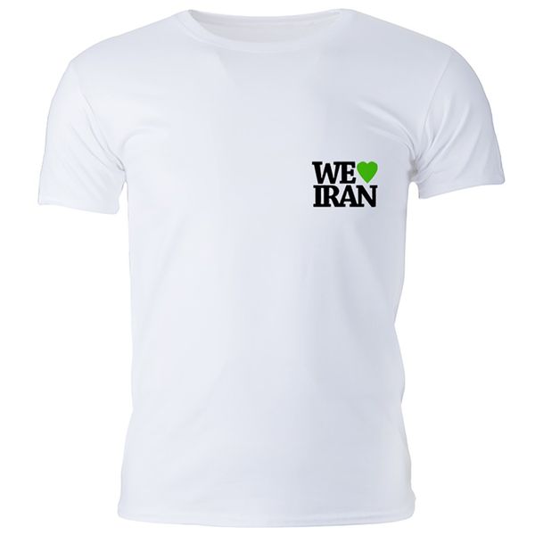 تی شرت مردانه گالری واو طرح ایران کد CT10116z