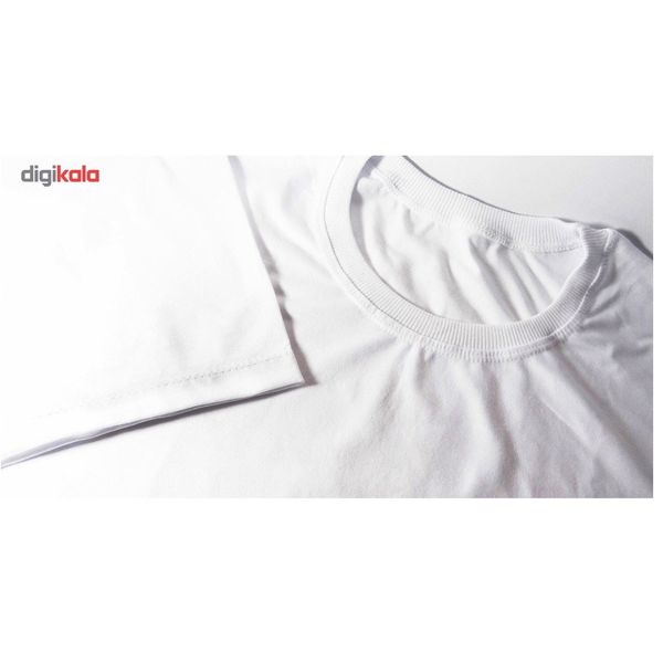 تیشرت آستین کوتاه سفید طرح گوپرو سالامین کد SA106