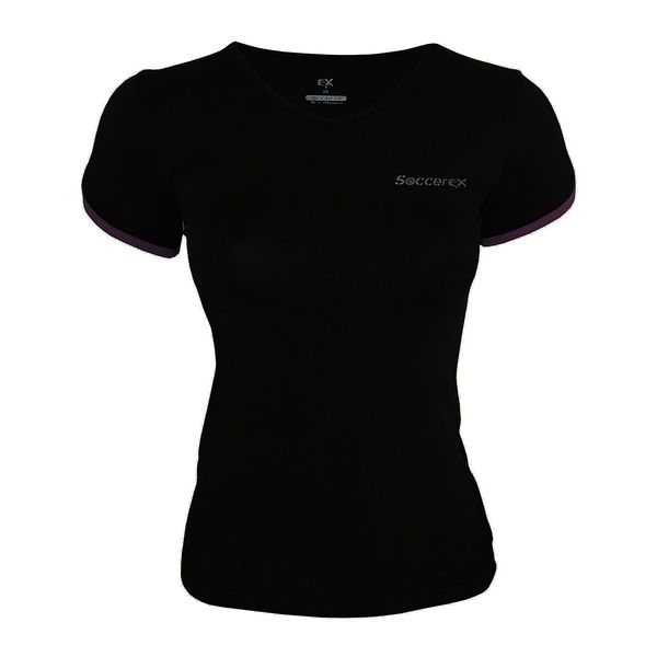 تی شرت ورزشی زنانه ساکریکس مدل LTSH572.BLK 