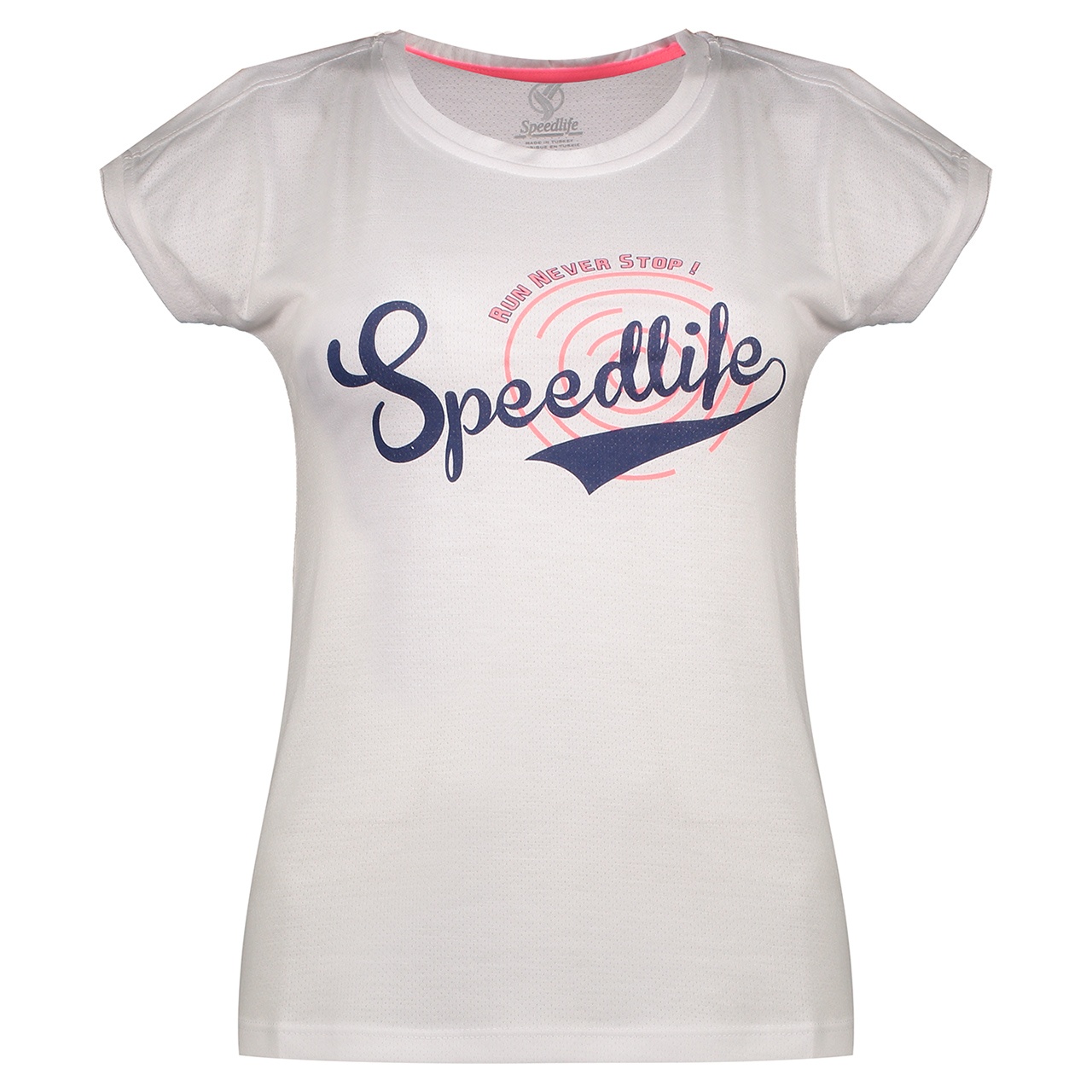 تی شرت ورزشی زنانه اسپیدلایف مدل SF-0164 WHITE