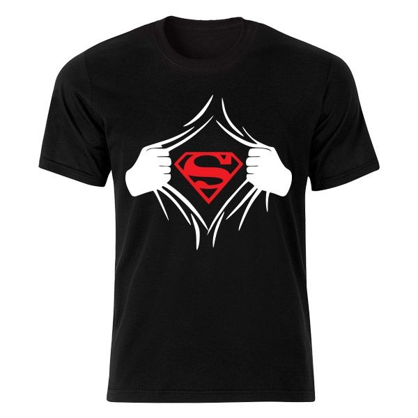 تی شرت آستین کوتاه مردانه شین دیزاین طرح سوپرمن کد 4774 WR
