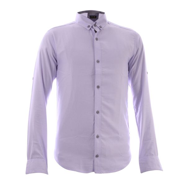 پیراهن آستین بلند مردانه سالار مدل SALAR999