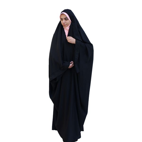 چادر عبایی حجاب مدل حریر السود پرنسسی حدیث کد 145