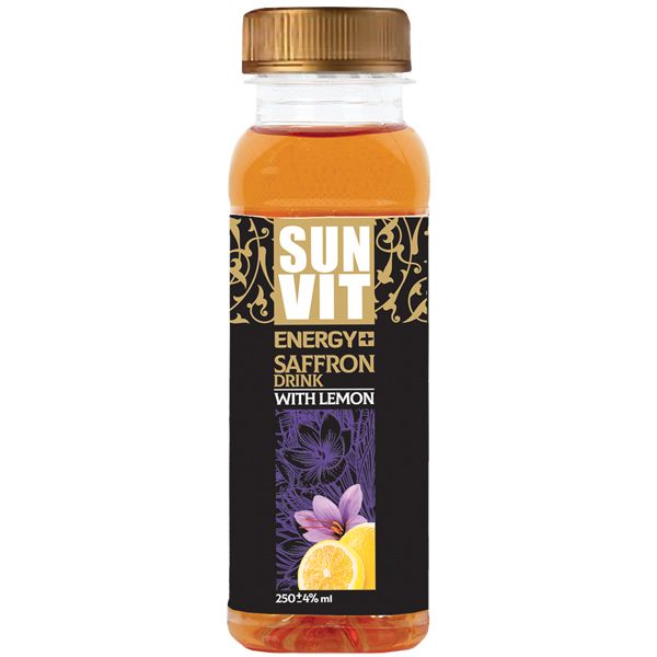 نوشیدنی انرژی زا زعفران با طعم لیمو سان ویت -250 میلی لیتر