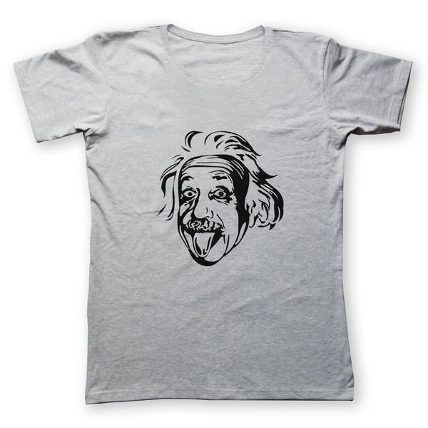 تی شرت زنانه به رسم طرح انیشتین کد 4423