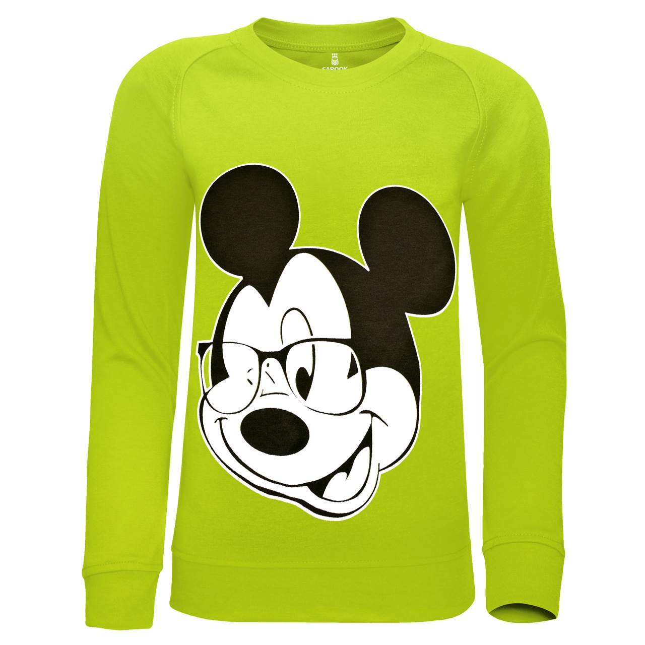 سویشرت ‏پسرانه ‏ساروک مدل‏ ‏Mickey Mouse رنگ سبز