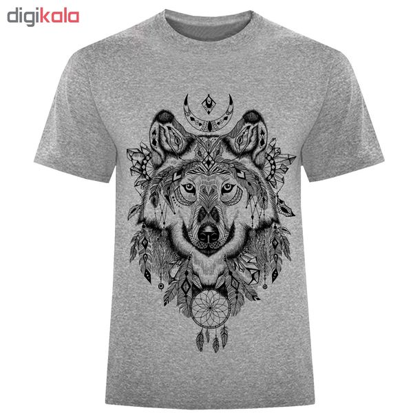تی شرت مردانه طرح wolf کد S246