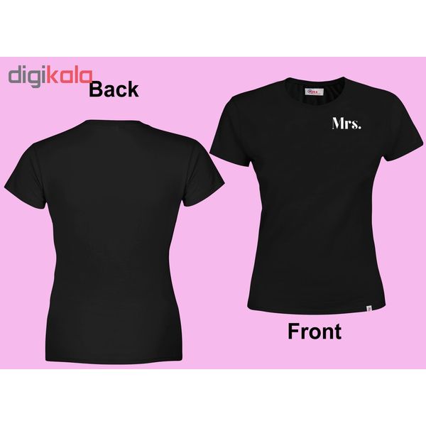 تی شرت آستین کوتاه زنانه طرح Mrs کد M48
