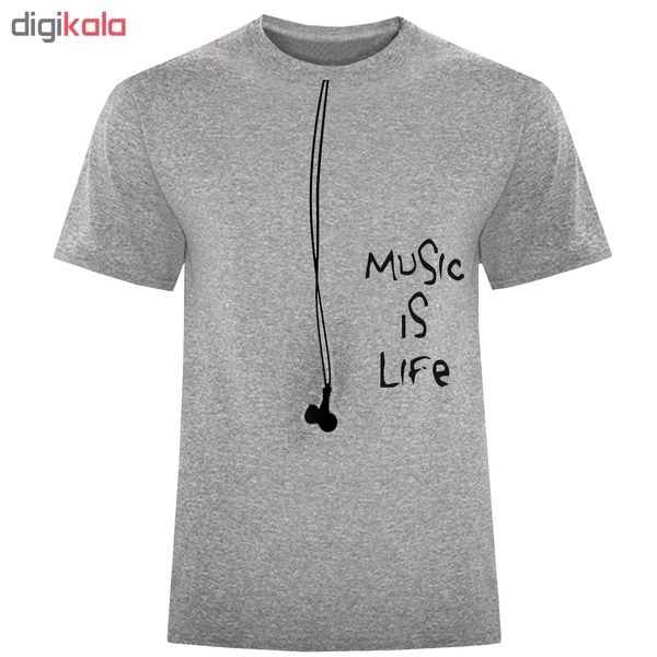تی شرت مردانه طرح MUSIC کد S352