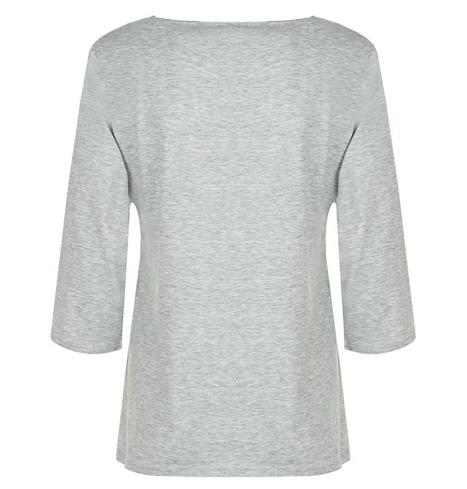 تی شرت زنانه افراتین طرح چهارخانه کد 8-7503