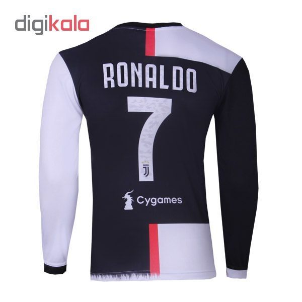 تی شرت ورزشی پسرانه طرح یوونتوس مدل رونالدو 20_2019