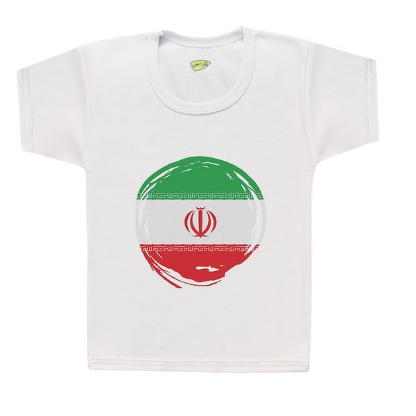 تی شرت پسرانه کارانس طرح پرچم ایران کد BT-005