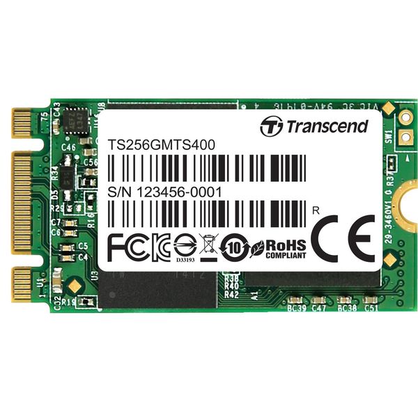 حافظه SSD سایز M.2 2242 ترنسند مدل MTS400 ظرفیت 256 گیگابایت