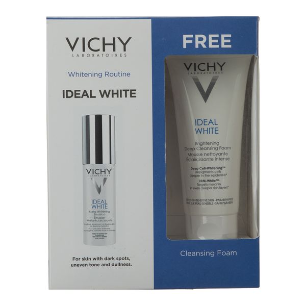 پک بهداشتی ویشی مدل Ideal White مجموعه 2 عددی حجم 50 میلی لیتر