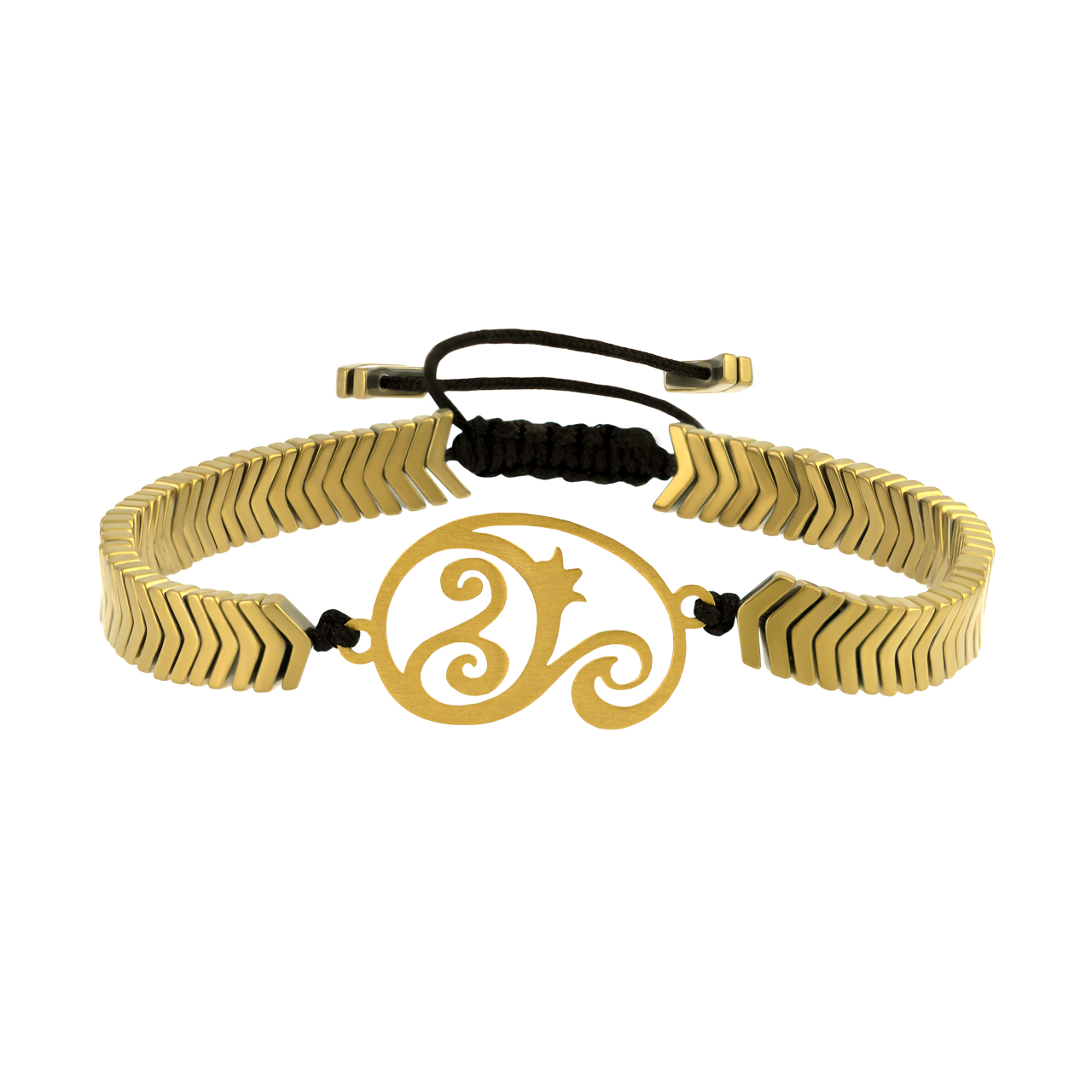 دستبند طلا 18 عیار زنانه اقلیمه کد DT467
