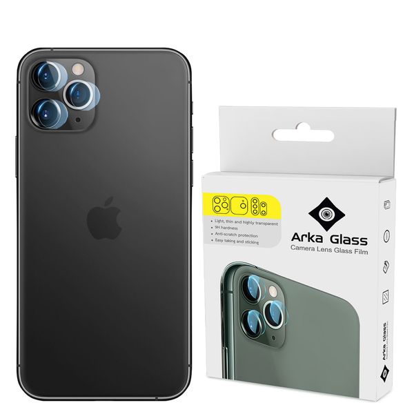محافظ لنز دوربین آرکا گلس مدل GLA مناسب برای گوشی موبایل اپل iphone 11 pro