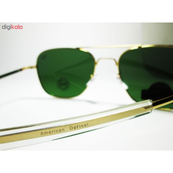 عینک آفتابی AO طلایی مدل 20KGP