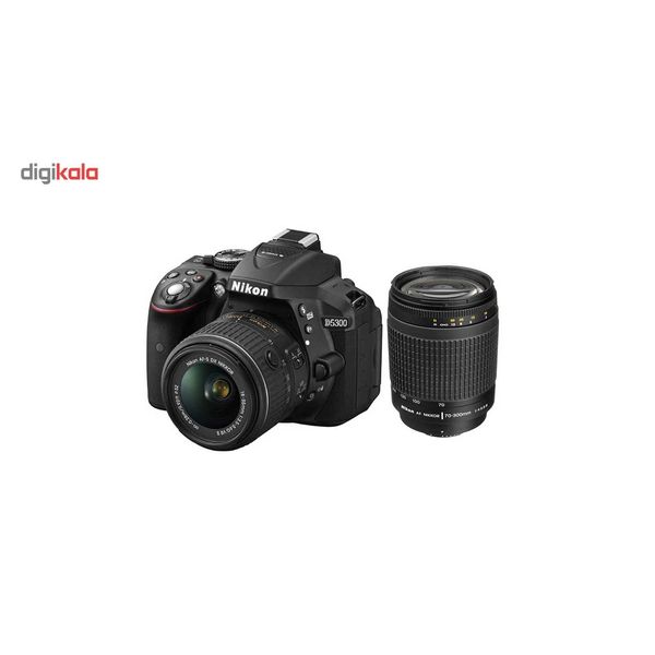 دوربین دیجیتال نیکون مدل D5300 به همراه لنز 18-55 و 70-300 میلی متر F/4-5.6G