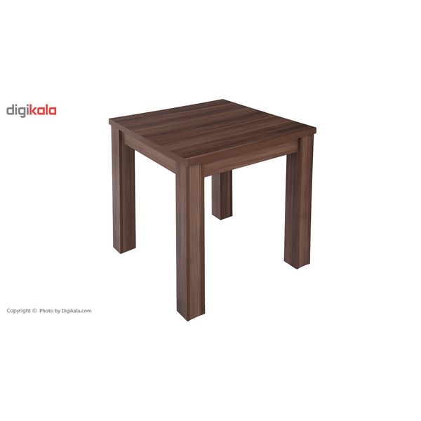میز ناهار خوری DND مدل میگون- 80x 80 x 74 سانتی متر - قهوه ای روشن