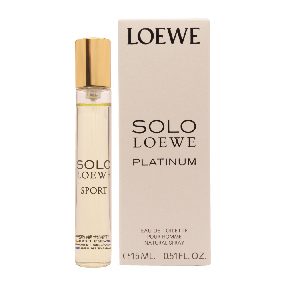 عطر جیبی مردانه لووه مدل Solo Loewe Platinum حجم 15 میلی لیتر