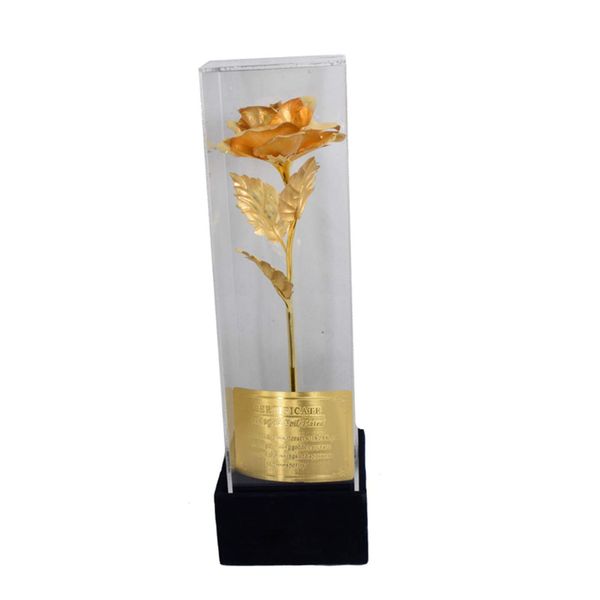 شاخه گل طلا سام نورزاده مدل 85656