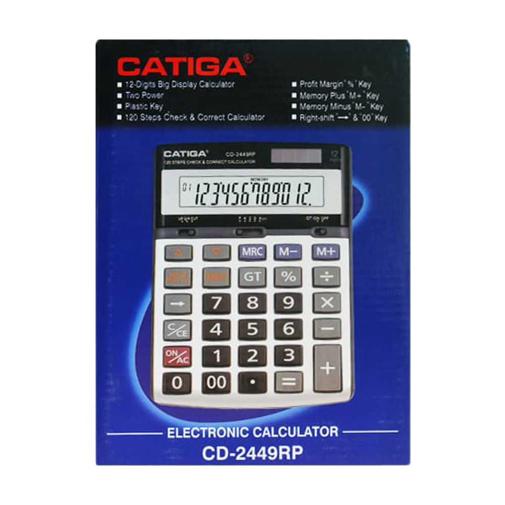 ماشین حساب کاتیگا مدل CD2449RP کد 88276