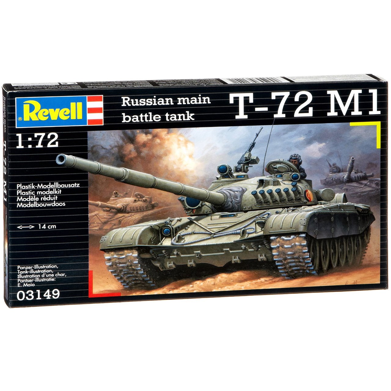 مدل‌ سازی ریول مدل Soviet Battle Tank T 72 M1