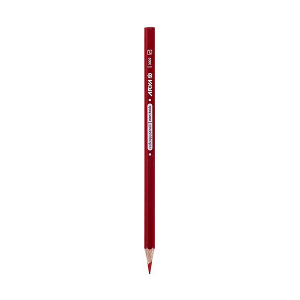 مداد قرمز آریا کد 103893 بسته 12 عددی
