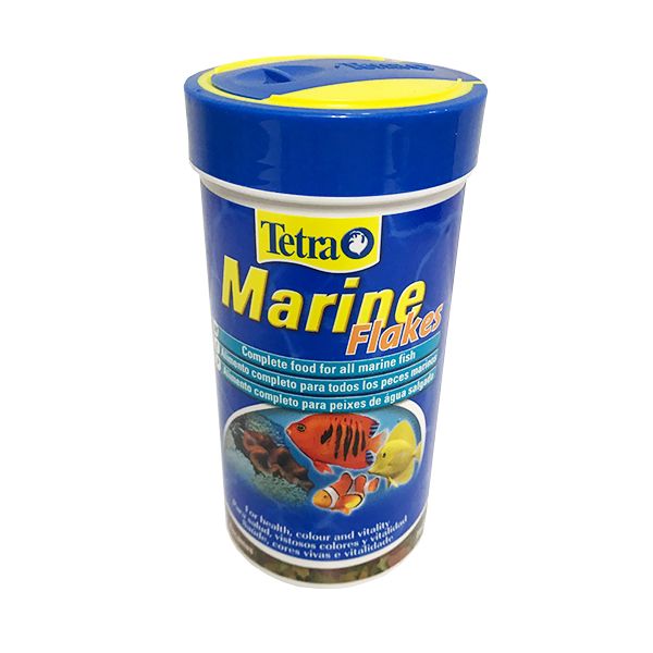 غذای خشک ماهی تترا مدل MARINE Flakes وزن 52 گرم