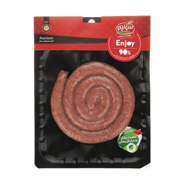 سوسیس 90 درصد گوشت قرمز سولیکو - 300 گرم