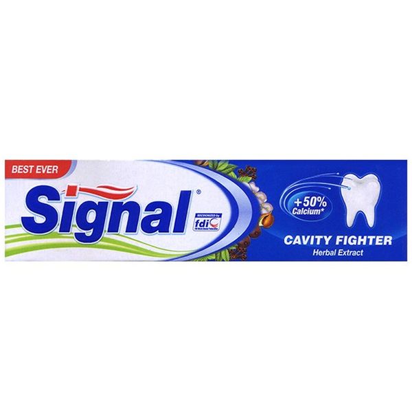 خمیر دندان سیگنال مدل Cavity Fighter Herbal Extract حجم 50 میلی لیتر