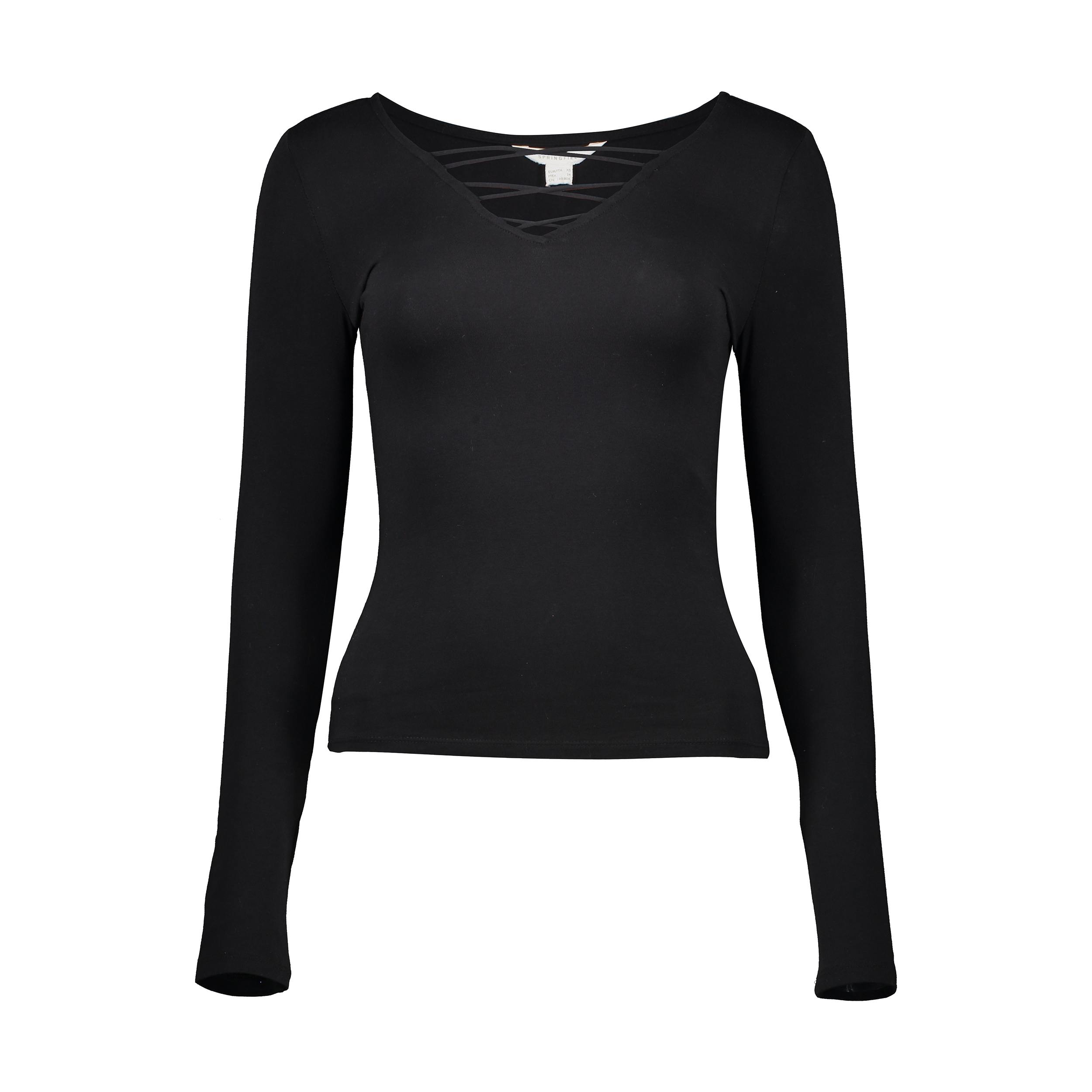 تی شرت زنانه اسپرینگ فیلد مدل 0074535-BLACK