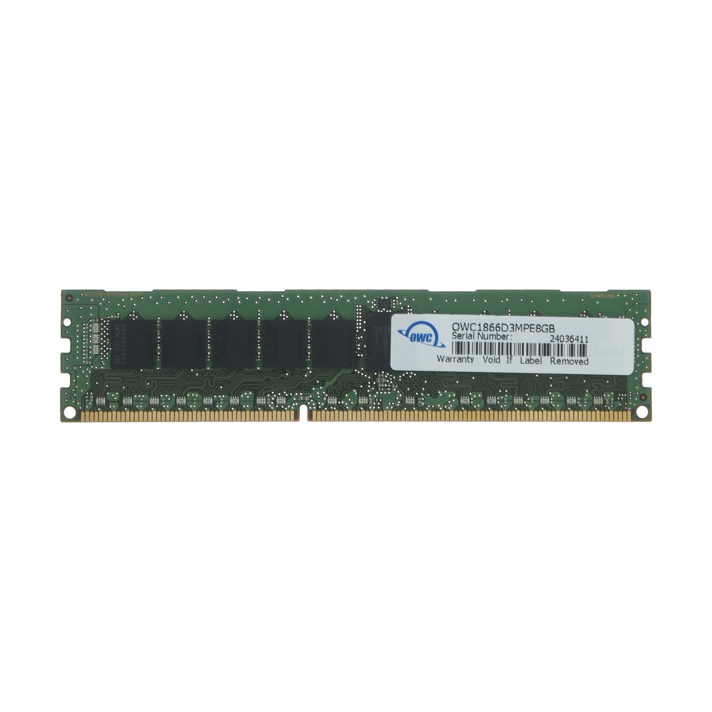 رم سرور DDR3 دو کاناله 1866 مگاهرتز CL13 اُ دبلیو سی مدل PC3-14900 ECC Registered ظرفیت 8 گیگابایت