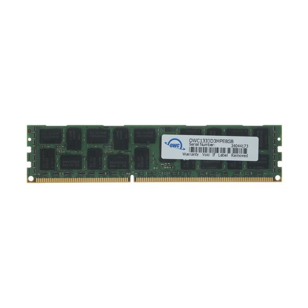 رم سرور DDR3 دو کاناله 1333 مگاهرتز CL9 اُ دبلیو سی مدل PC10600 ECC Registered ظرفیت 8 گیگابایت