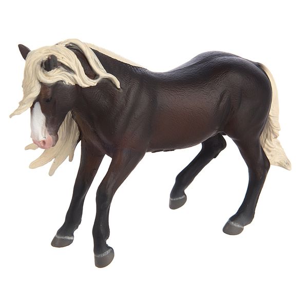 عروسک کالکتا مدل Black Forest Horse Stallion طول 17.8 سانتی متر