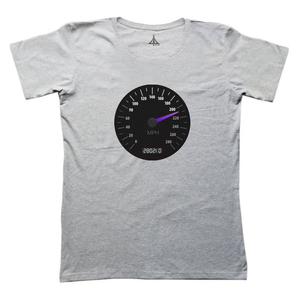 تی شرت زنانه به رسم طرح سرعت کد 4472