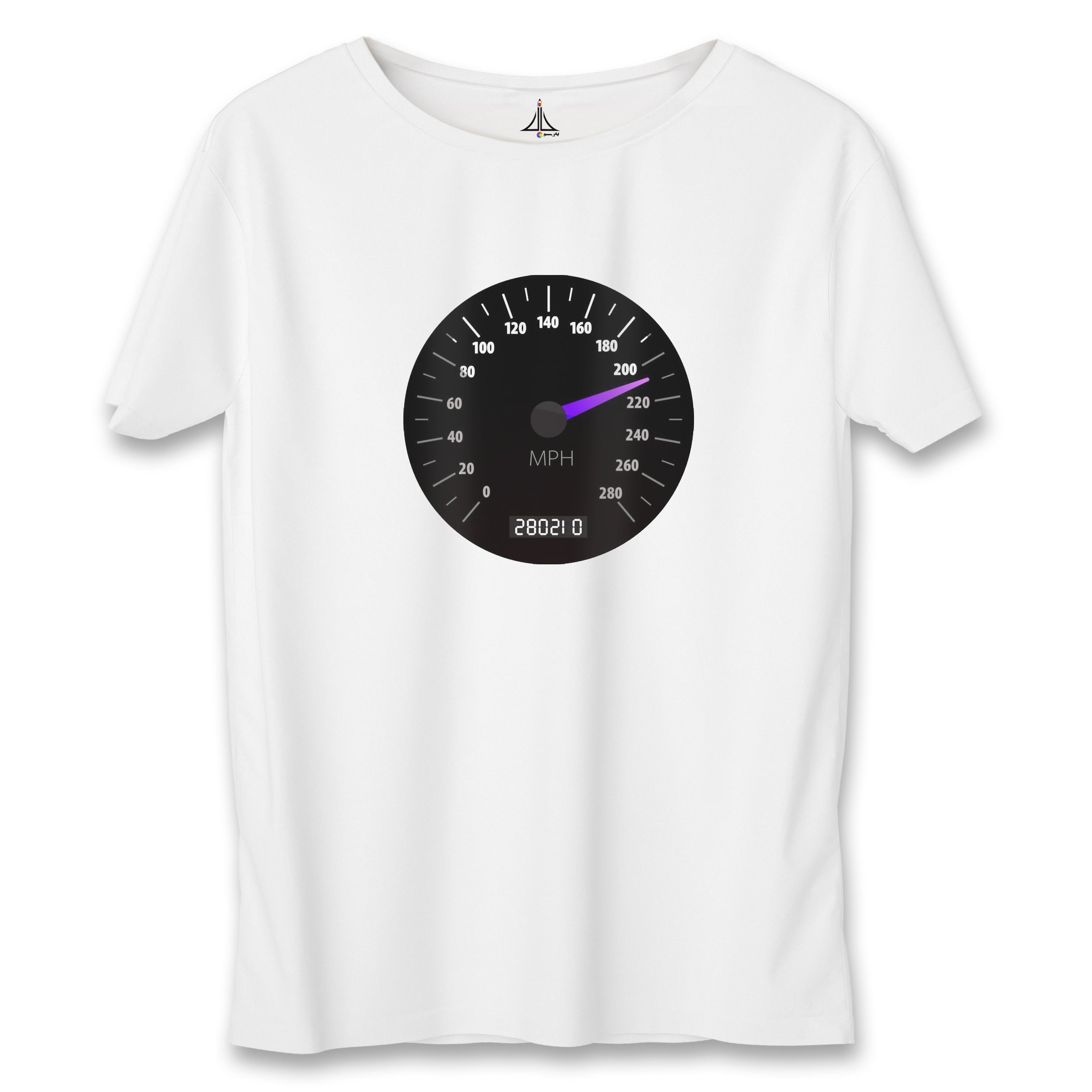 تی شرت زنانه به رسم طرح سرعت کد 5572