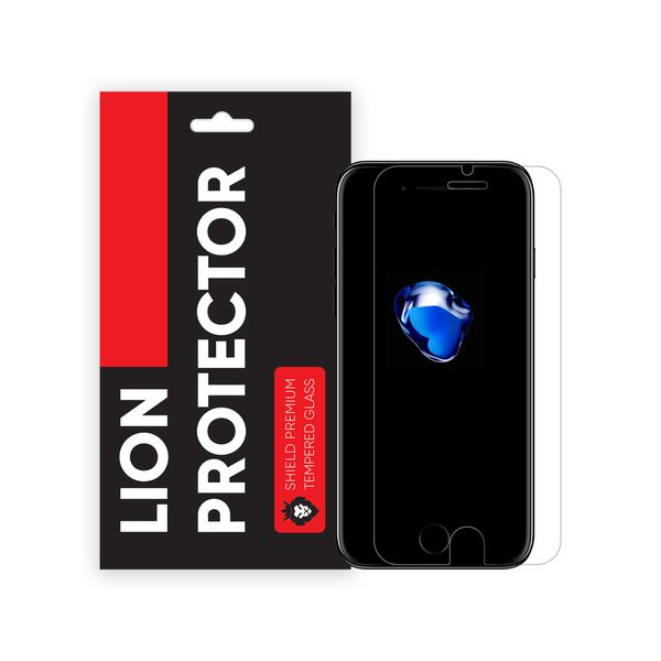 محافظ صفحه نمایش شیلد مدل Lion LGS مناسب برای گوشی موبایل اپل iPhone 7 Plus 