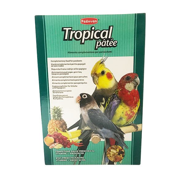 غذا خشک پرنده پادوان مدل Tropical وزن 700 گرم