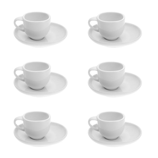 سرویس قهوه خوری 12 پارچه وان کافی مدل بارکا وایت کد JX002-70-W