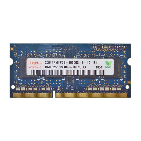 رم لپ تاپ DDR3 تک کاناله 1333 مگاهرتز CL9 هاینیکس مدل 10600S ظرفیت 2 گیگابایت