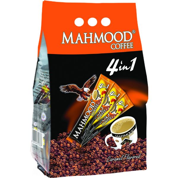 پودر قهوه فوری 4 در 1 محمود با طعم کارامل - 24 عددی