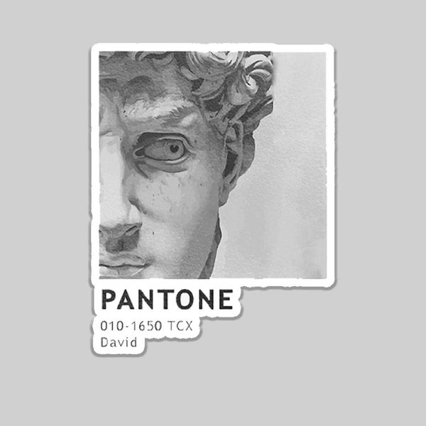  استیکر لپ تاپ طرح pantone 03 کد 1711