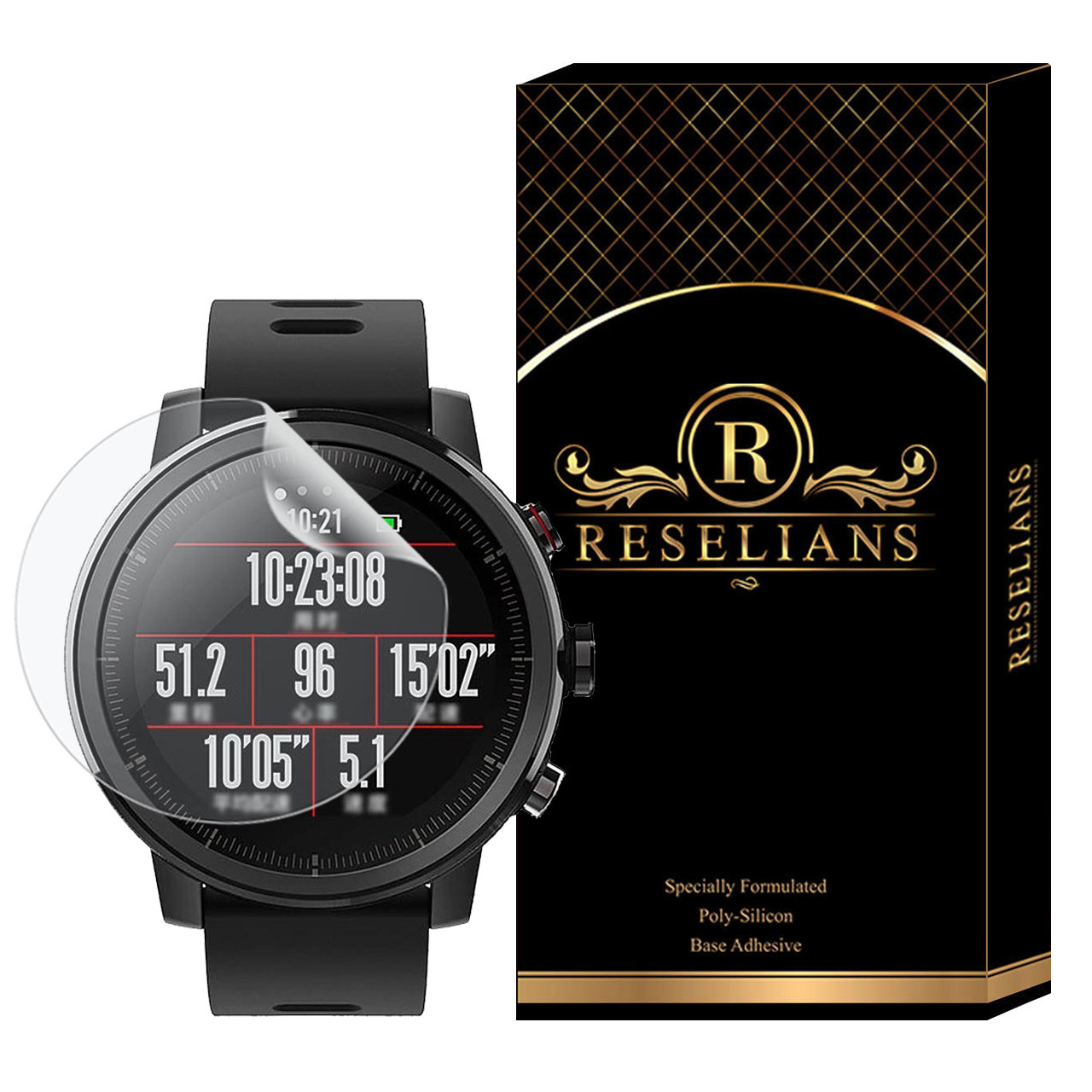 محافظ صفحه نمایش نانو رزلیانس مدل TPU-R مناسب برای ساعت هوشمند آمازفیت Stratos 2