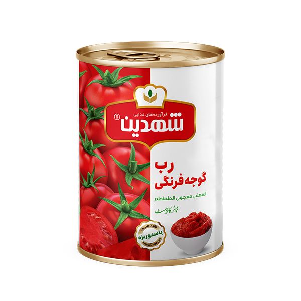 کنسرو رب گوجه فرنگی شهدین - 800 گرم