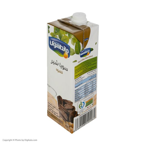شیر سویا مانداسوی با طعم قهوه - 1 لیتر 